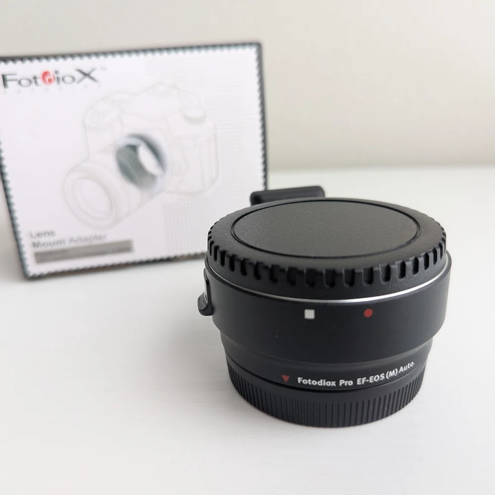 Fotodiox Pro Lens Mount Adapter for EOS-M camera body to use EOS-EF EFS lenses